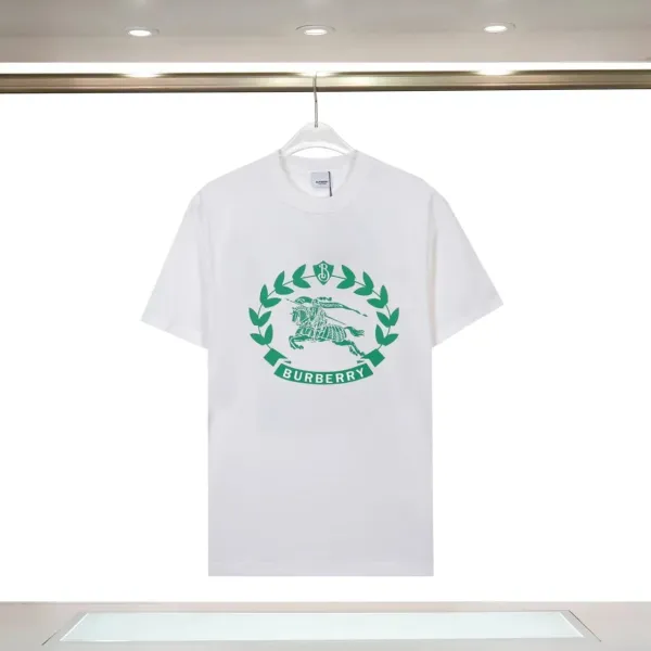 Burberry Equestrian Knight Logo White T-Shirt - 1