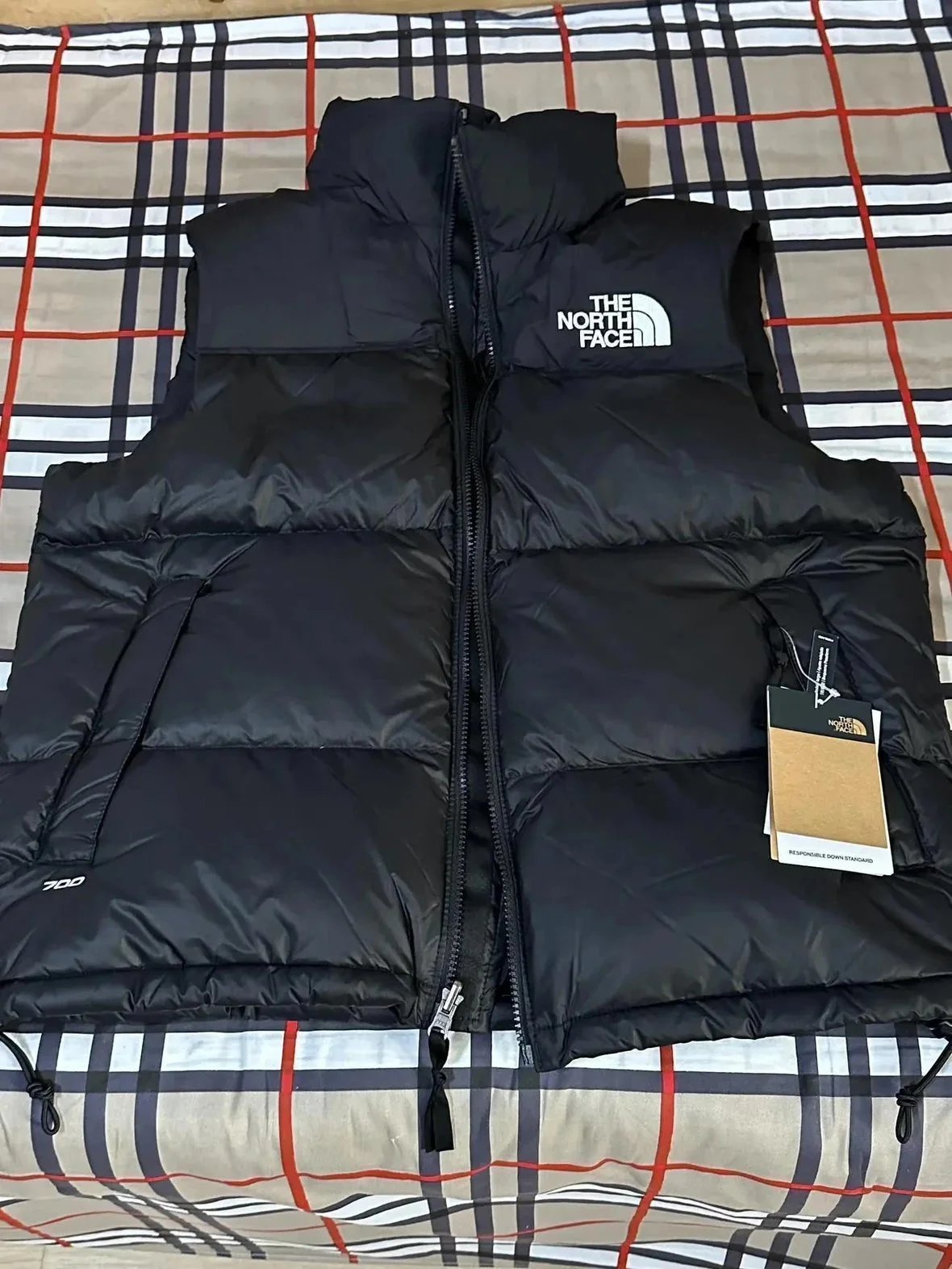 The North Face Nuptse Vest Orange/Black Vest - 8