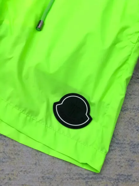 Moncler Logo-Print Nylon Shorts Black - 10