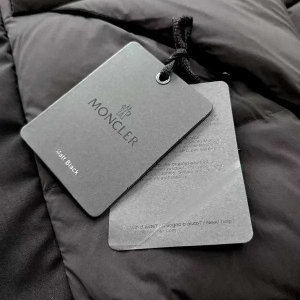 Moncler x Balenciaga Down Jacket Gray with Black Hood and Balenciaga Sweatpants - 12