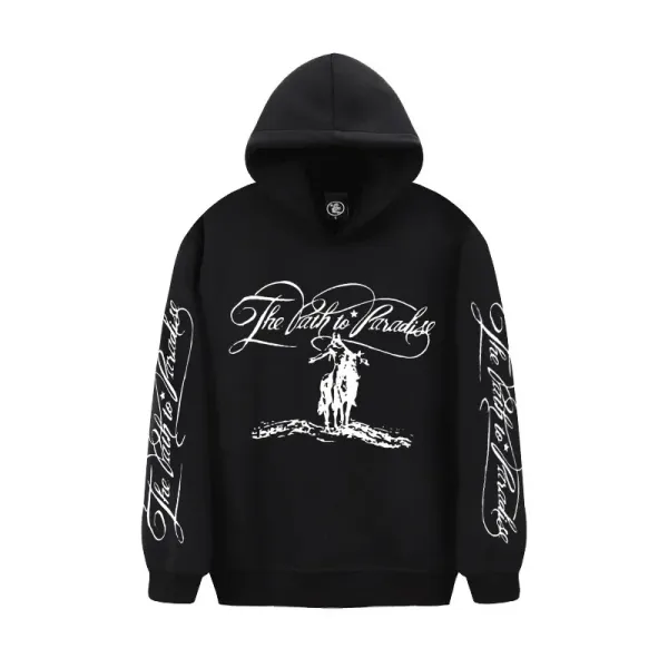 The Path to Paradise Hoodie Black - 1