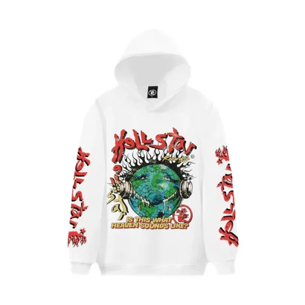 Hellstar Records Is This What Heaven Sounds Like White Hoodie - 1