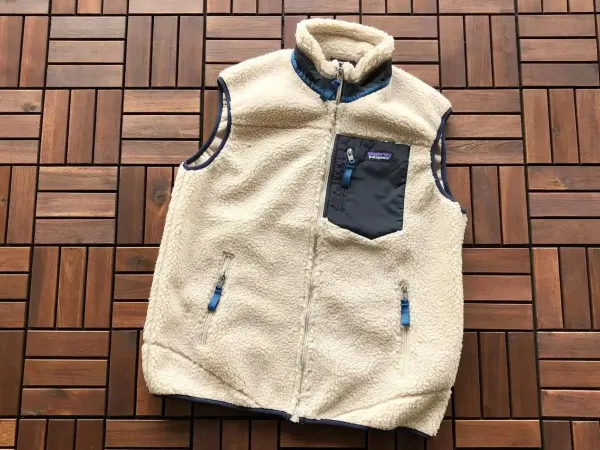 Patagonia Synchilla Snap-T Fleece Vest Beige - 1