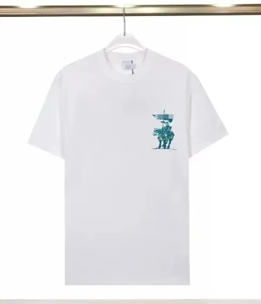 Off-White x Unknown Artist Knight Graphic White T-Shirt - 1