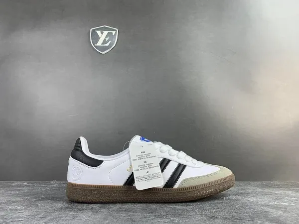 Adidas Samba Los Angeles Beige Gum Sneakers - 10