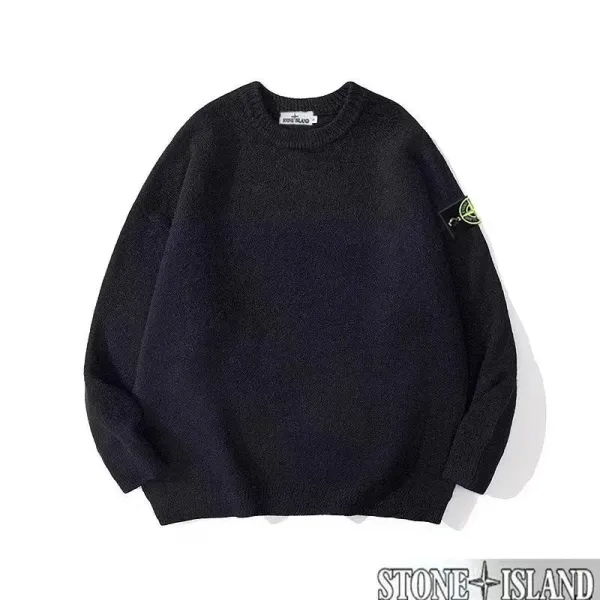 Stone Island Knit Sweater Black - 1