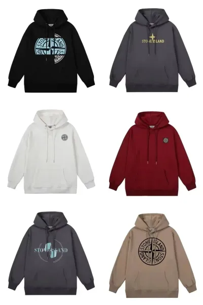 Design Fingerprint Graphic Hoodie Gray - 3