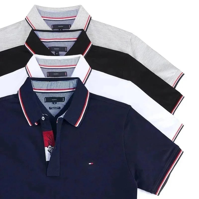 Tommy Hilfiger Classic Crew Neck Navy T-Shirt - 4