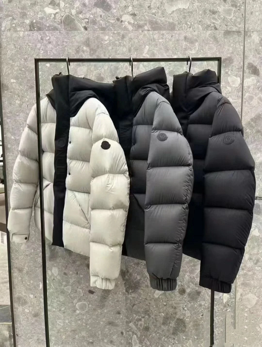 Moncler Black Hooded
