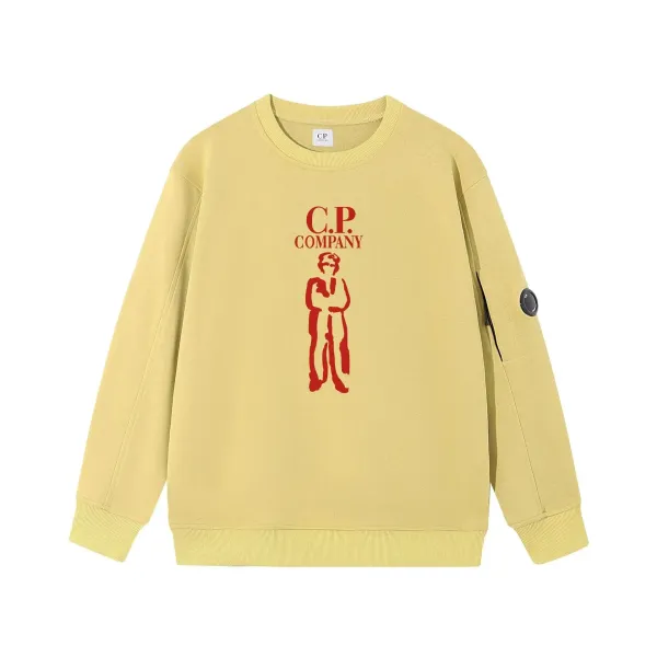 C.P. Company Logo Print Sweatshirt Light Blue - 9