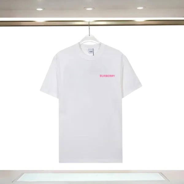 Burberry Logo Print White T-Shirt - 1