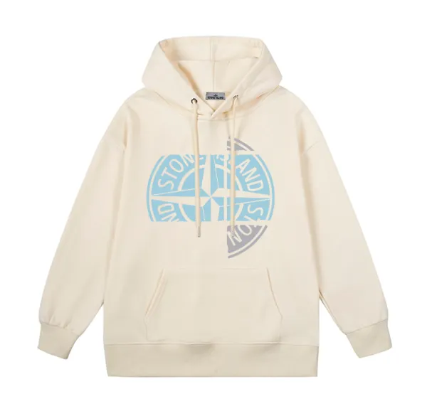 Design Fingerprint Graphic Hoodie Gray - 8