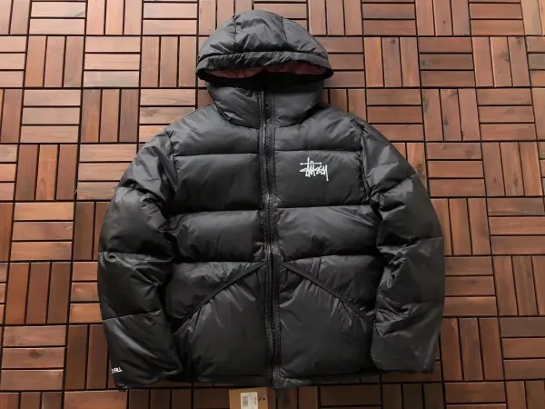 Stüssy Puffer Jacket Black Down-Jacket - 1