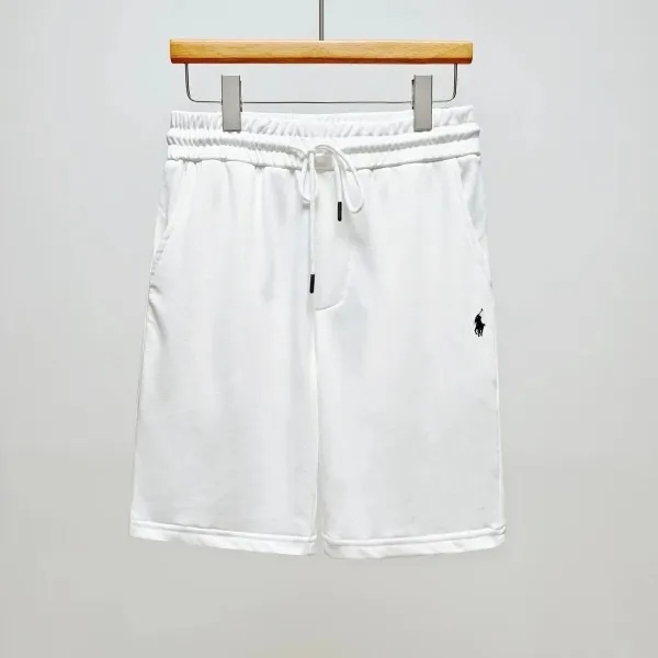Polo Ralph Lauren Classic Logo Embroidered White Shorts - 1