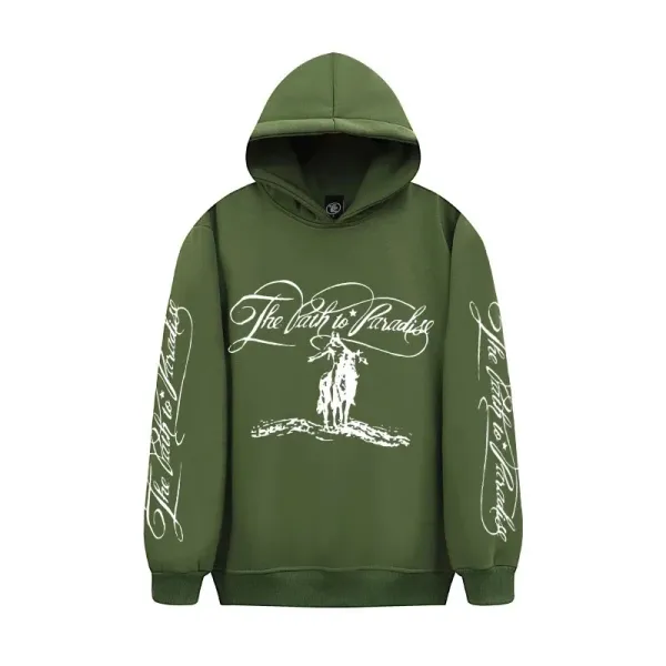 The Path to Paradise Hoodie Army Green - 1