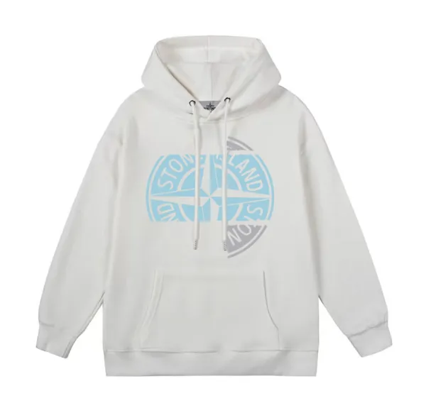 Design Fingerprint Graphic Hoodie Gray - 5