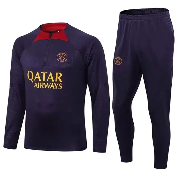 Paris Saint-Germain Training Tracksuit Navy with Red Accents - 1