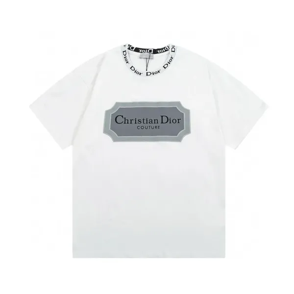 Dior Christian Dior Couture Logo T-Shirt White - 1