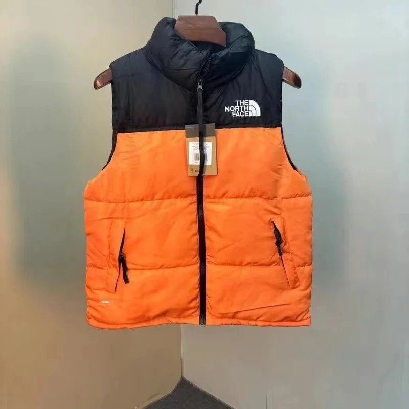 The North Face Nuptse Vest Orange/Black Vest - 1