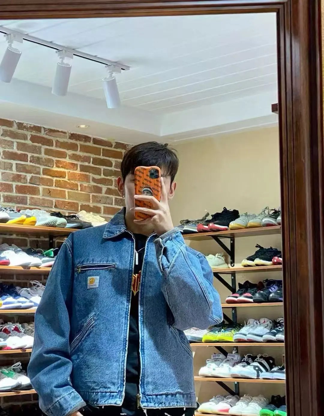 Carhartt WIP Detroit Jacket Navy Denim Jacket - 8