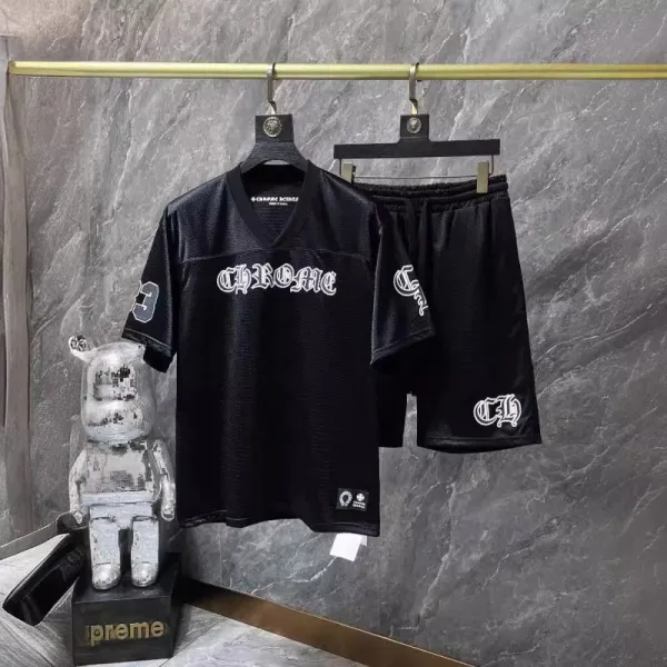 Chrome Hearts Mesh Jersey Set Black - 1