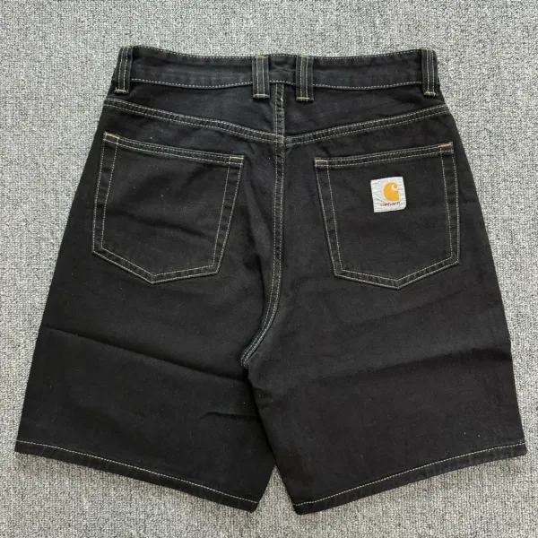Carhartt Work In Progress Cargo Shorts Black Denim - 20