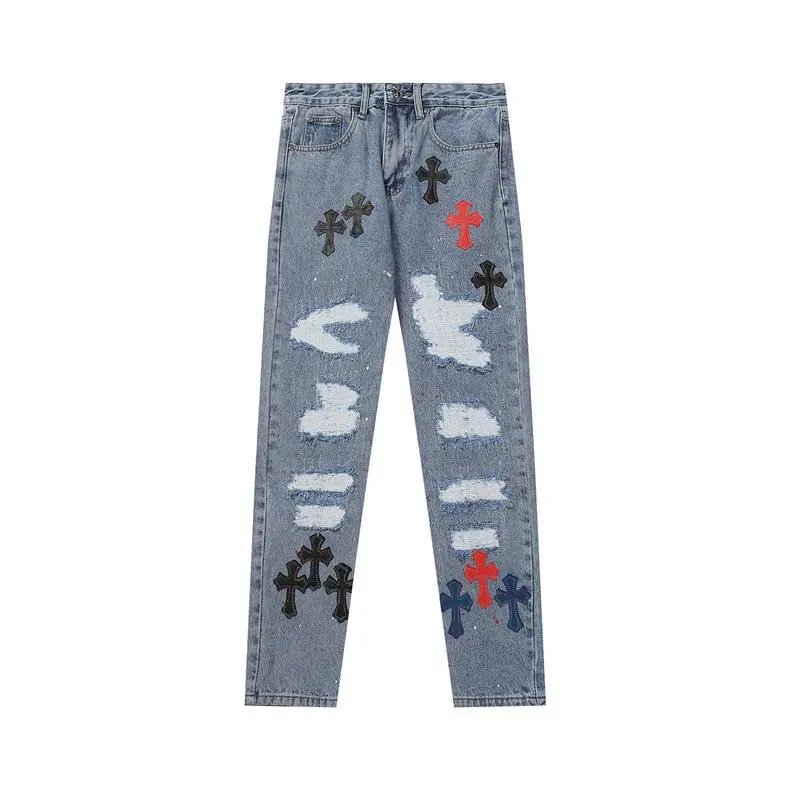 Cav Empt x Star Nation Patchwork Denim Jeans Light Wash - 38