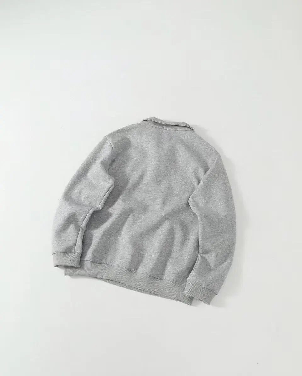 Polo Ralph Lauren Half-Zip Pullover Gray Hoodie - 6