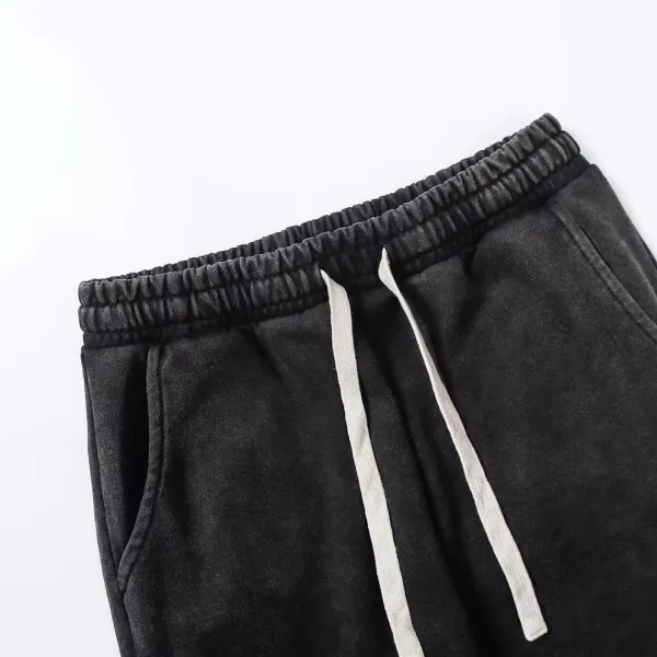 Stone Island Shadow Project Washed Black Sweatpants - 13