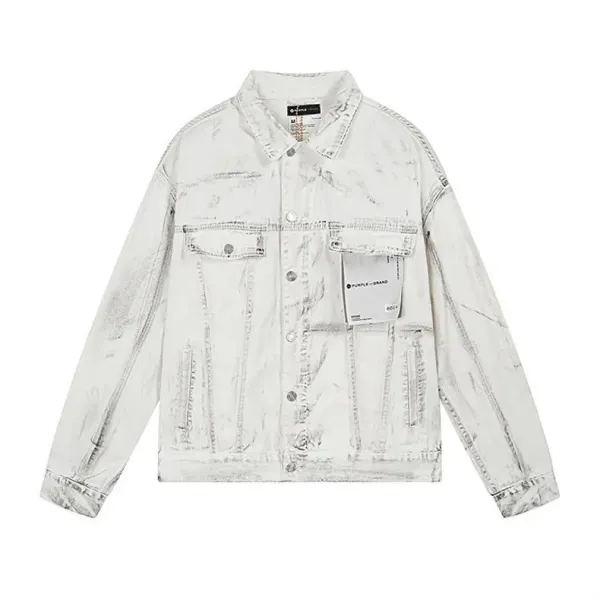 Off-White x Levi's Embroidered Denim Jacket Light Blue Denim-Jacket - 12