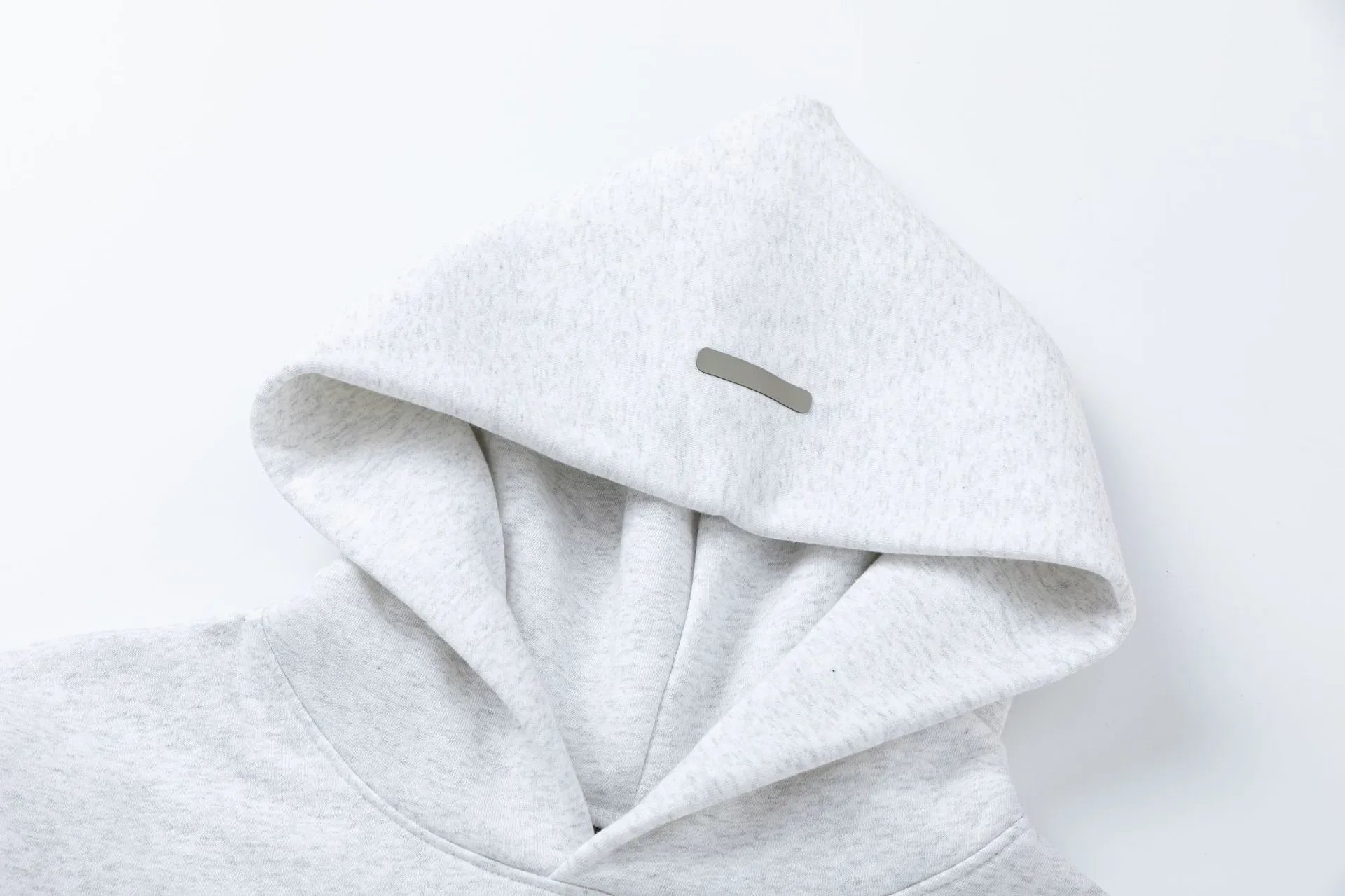 Adidas x Fear of God Essentials Hoodie Light Gray - 12