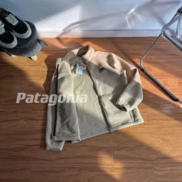 thumbnail for Fleece-lined outdoor couple's jacket, thickened, US sizing, trendy style, with inner lining.