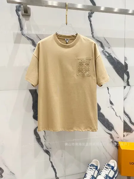 Loewe Anagram Pocket T-Shirt Beige T-Shirt - 1