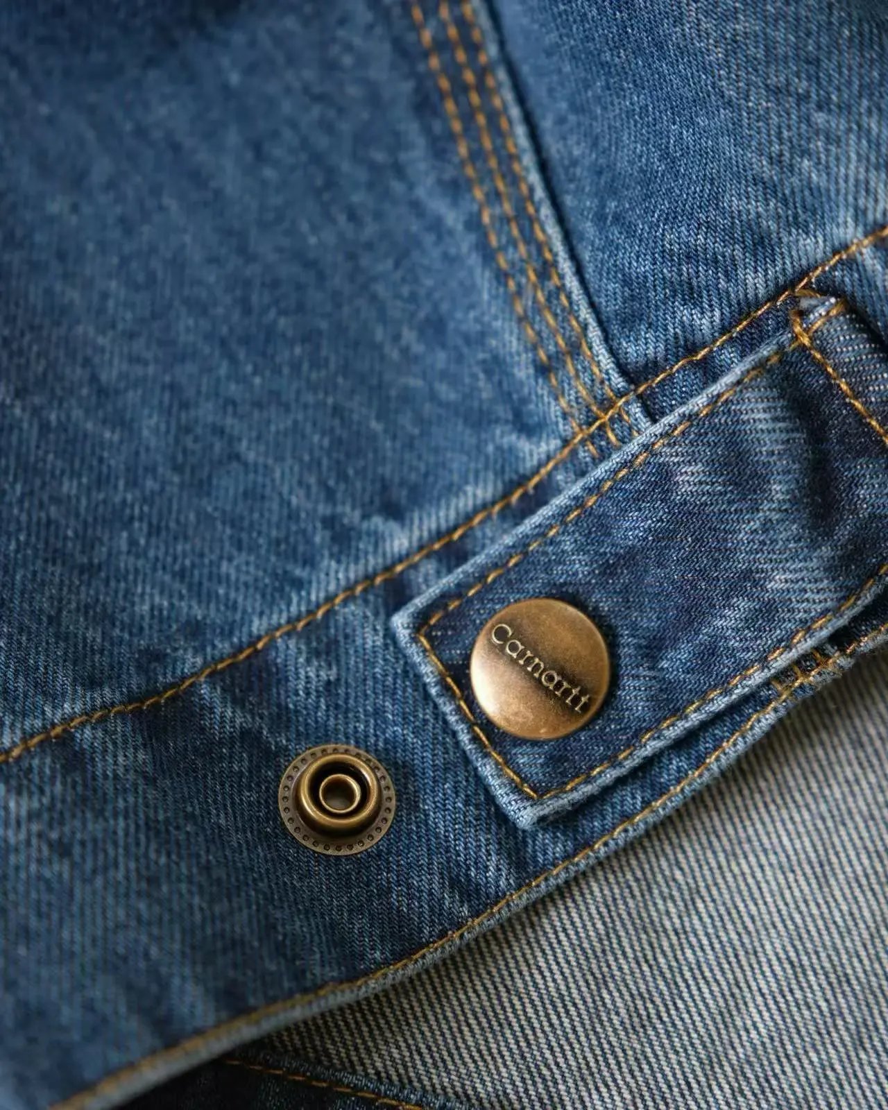 Carhartt WIP Detroit Jacket Navy Denim Jacket - 17