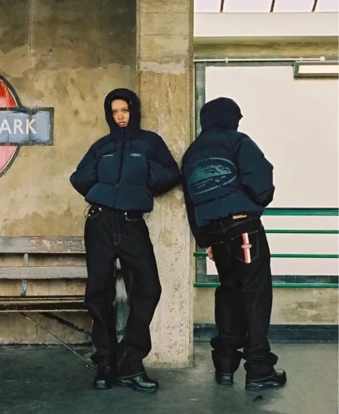 Elitework Puffer Jacket Navy with Blue Lining Down-Jacket - 4