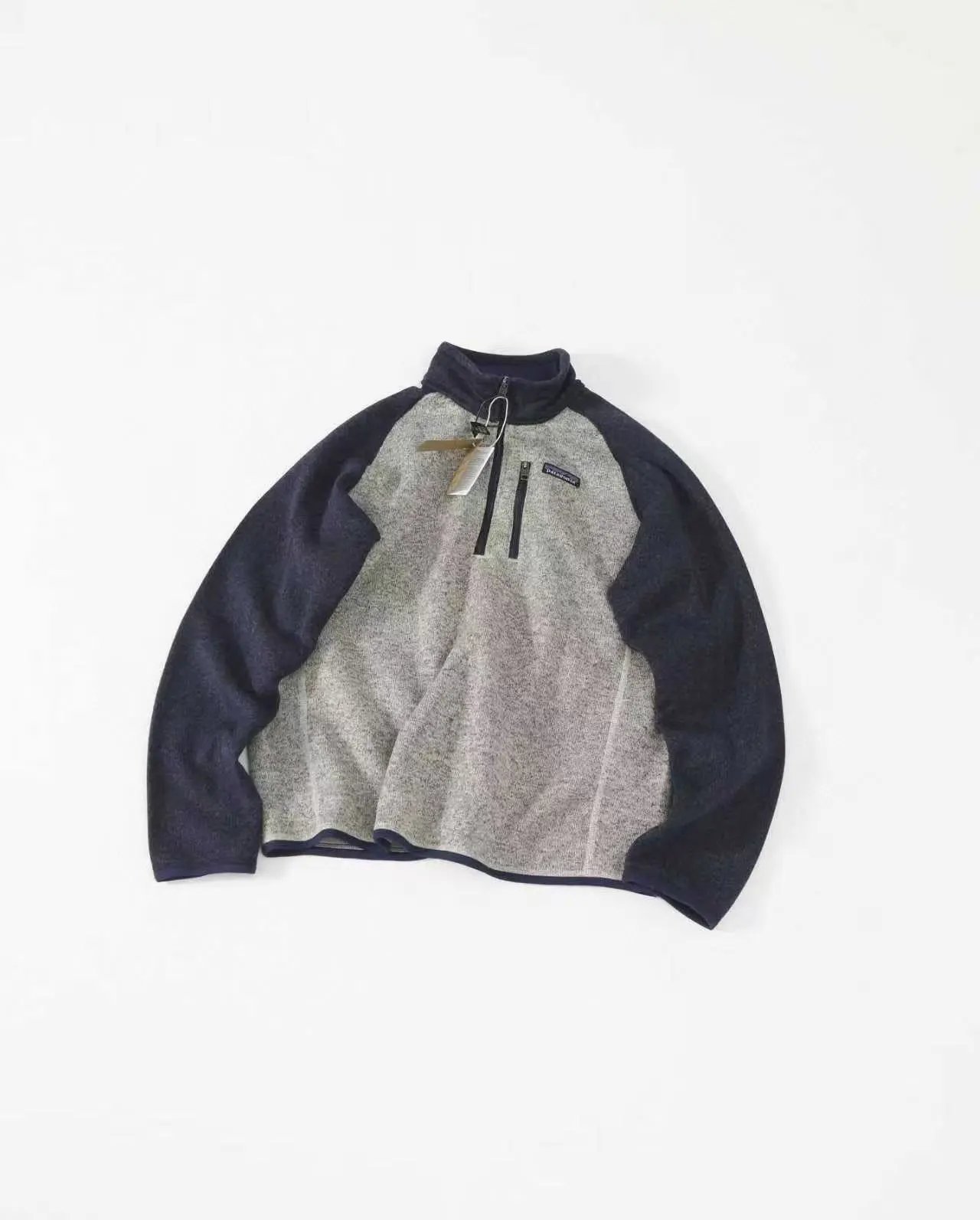 Patagonia Better Sweater Fleece 1/4-Zip Gray/Navy Pullover