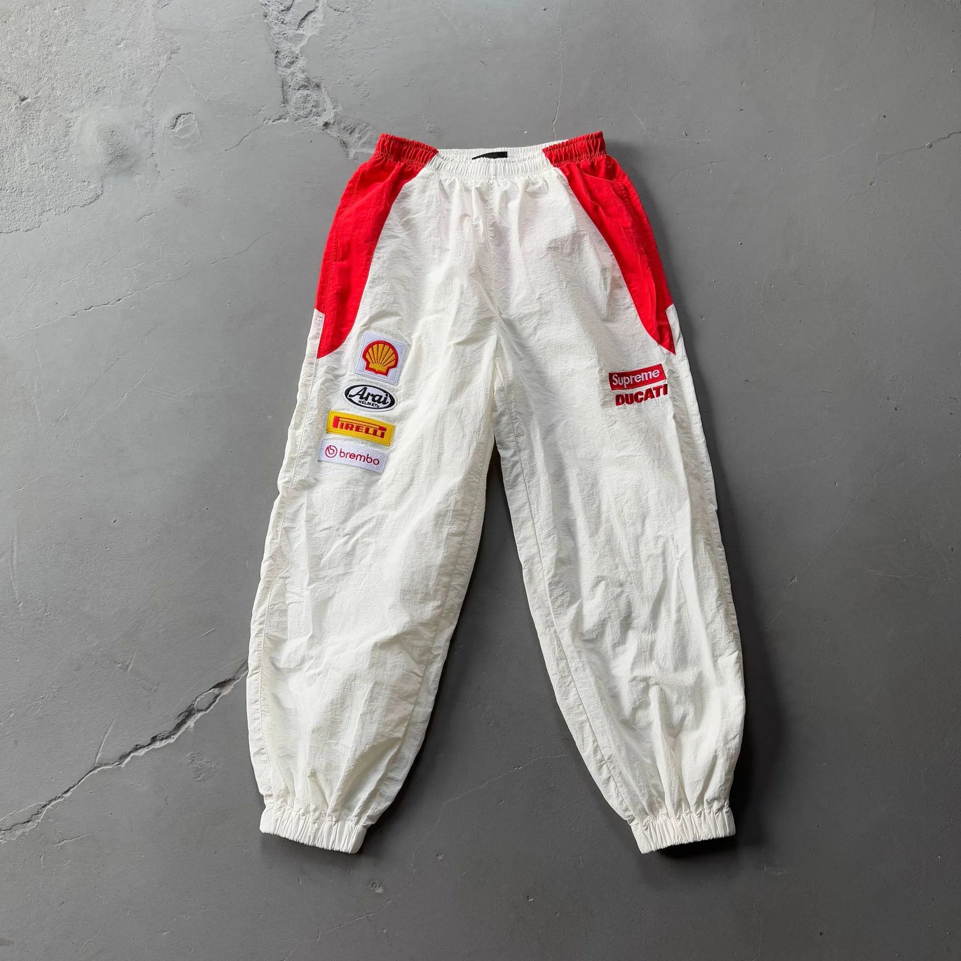 067 White Red / Pants