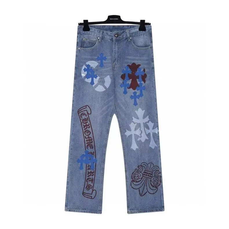 Cav Empt x Star Nation Patchwork Denim Jeans Light Wash - 13