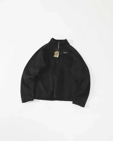 Patagonia Better Sweater 1/4-Zip Fleece Gray Outerwear - 9