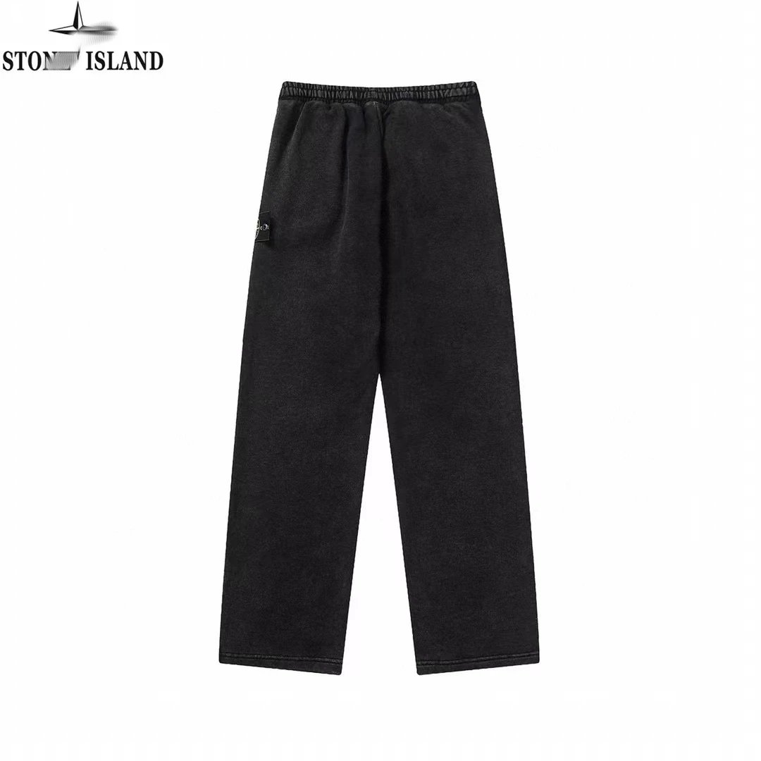 Stone Island Shadow Project Washed Black Sweatpants - 15