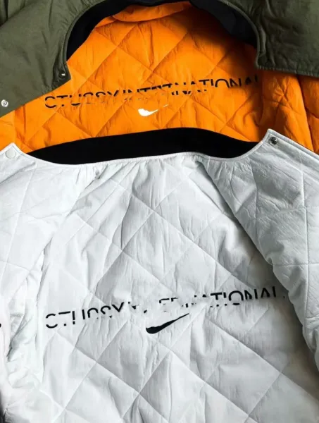 Off-White x Nike Air Force 1 '80s-'89' Bomber Jacket Black - 5