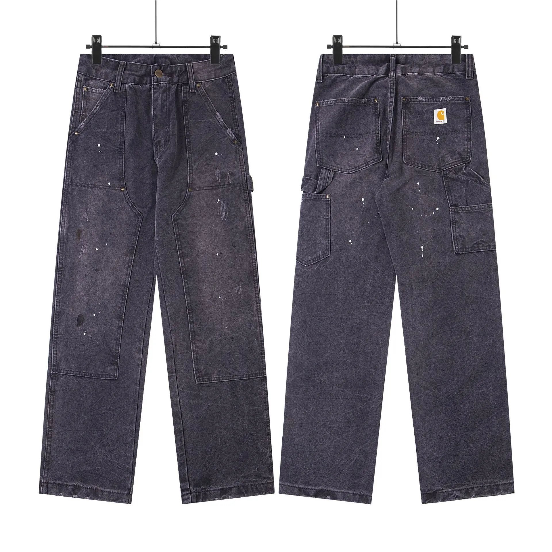 Splatter Pocket Denim Jeans photo 4