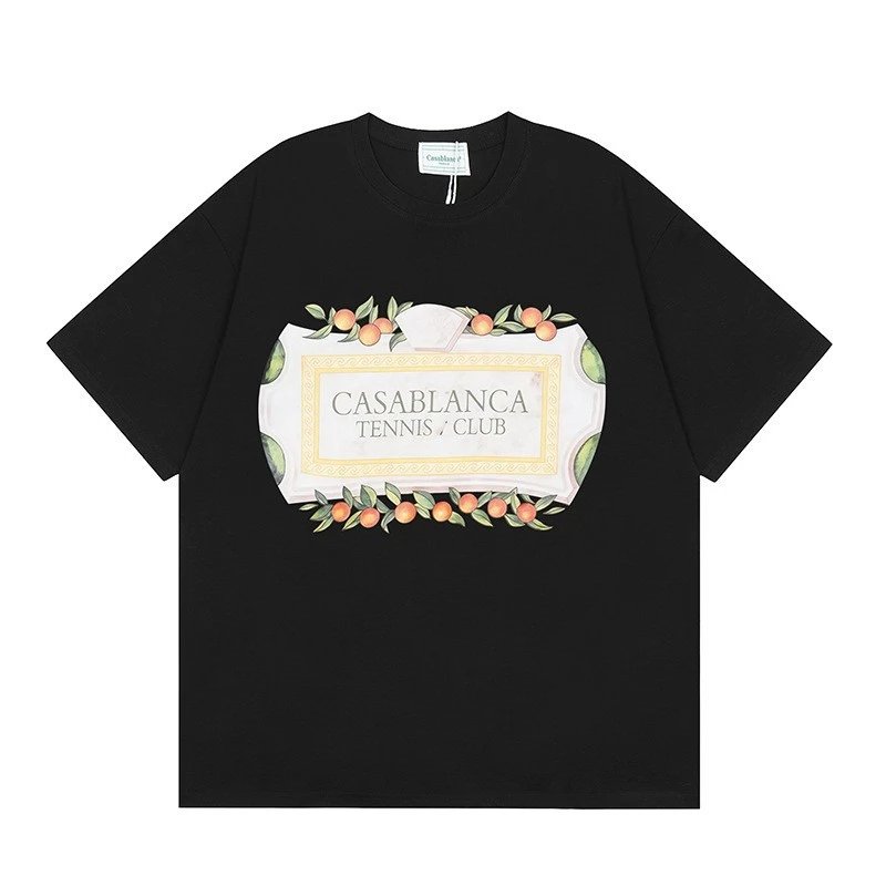 Casa Blanca Black And White Graphic Print T-Shirt Collection
