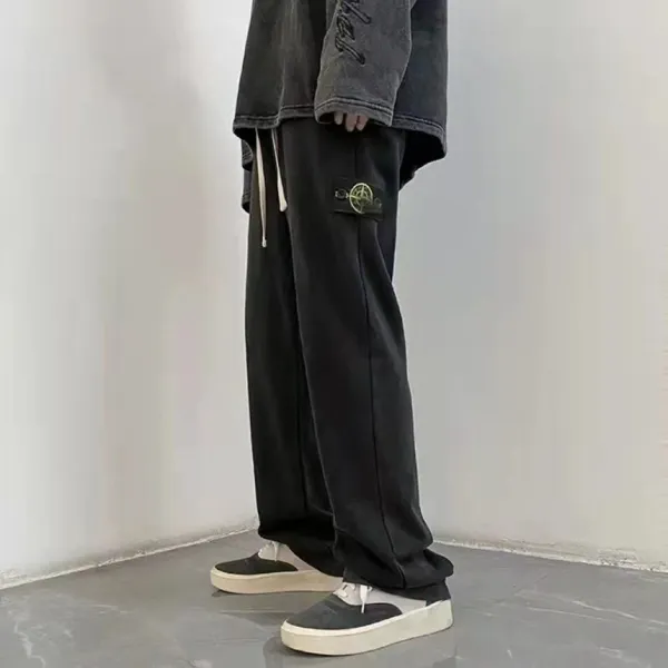 Stone Island Shadow Project Washed Black Sweatpants - 18