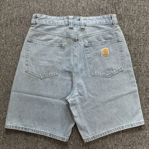 Carhartt Work In Progress Cargo Shorts Black Denim - 22