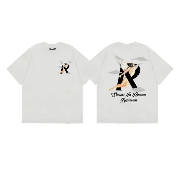 Represent Storms In Heaven Angel Graphic T-Shirt White - 1