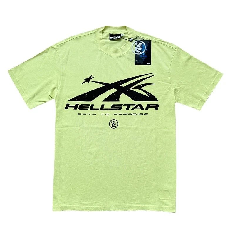 Hellstar Graphic Print Black Streetwear T-Shirt