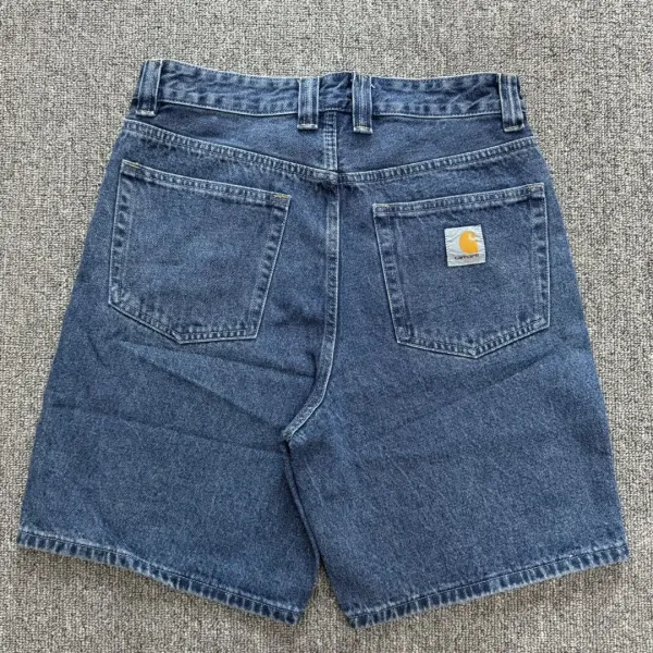 Carhartt Work In Progress Cargo Shorts Black Denim - 18