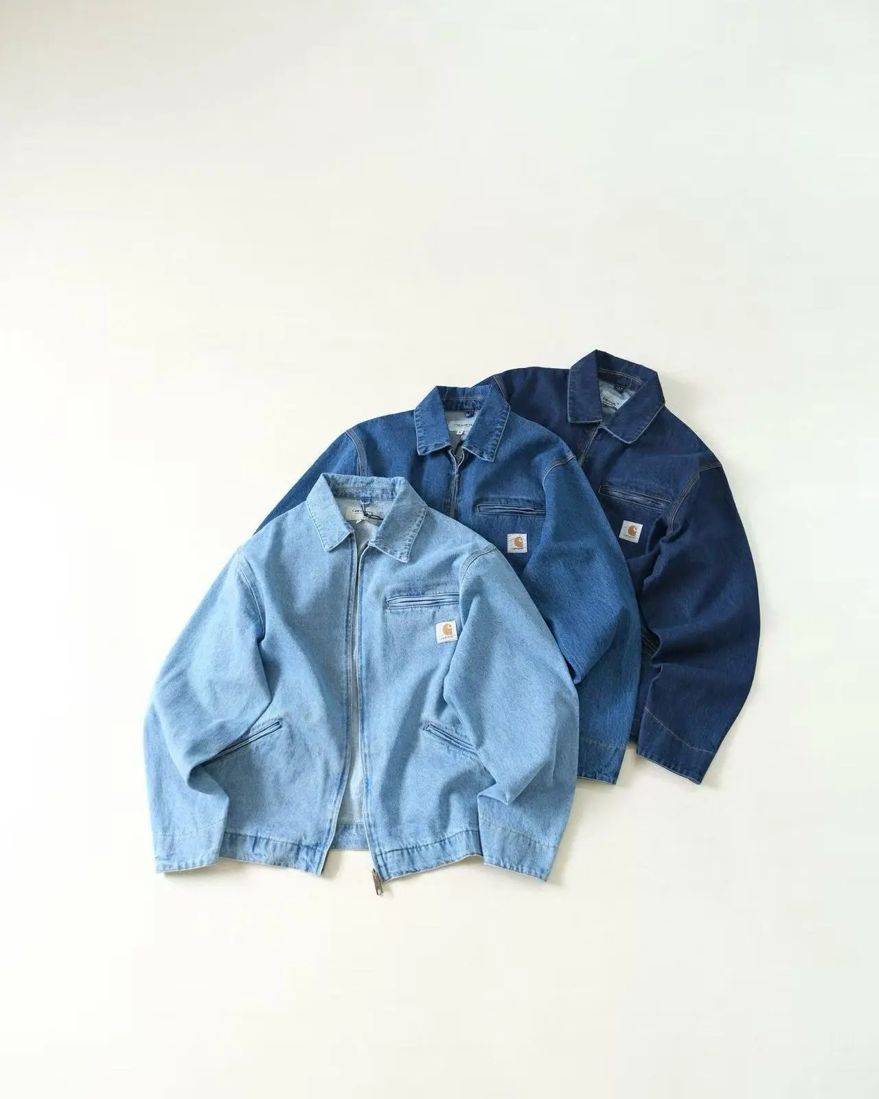 Carhartt WIP Detroit Jacket Navy Denim Jacket - 11