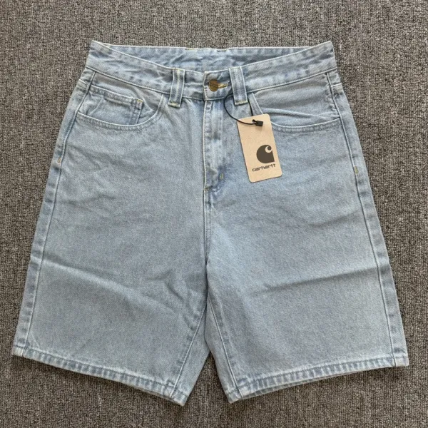 Carhartt Work In Progress Cargo Shorts Black Denim - 21